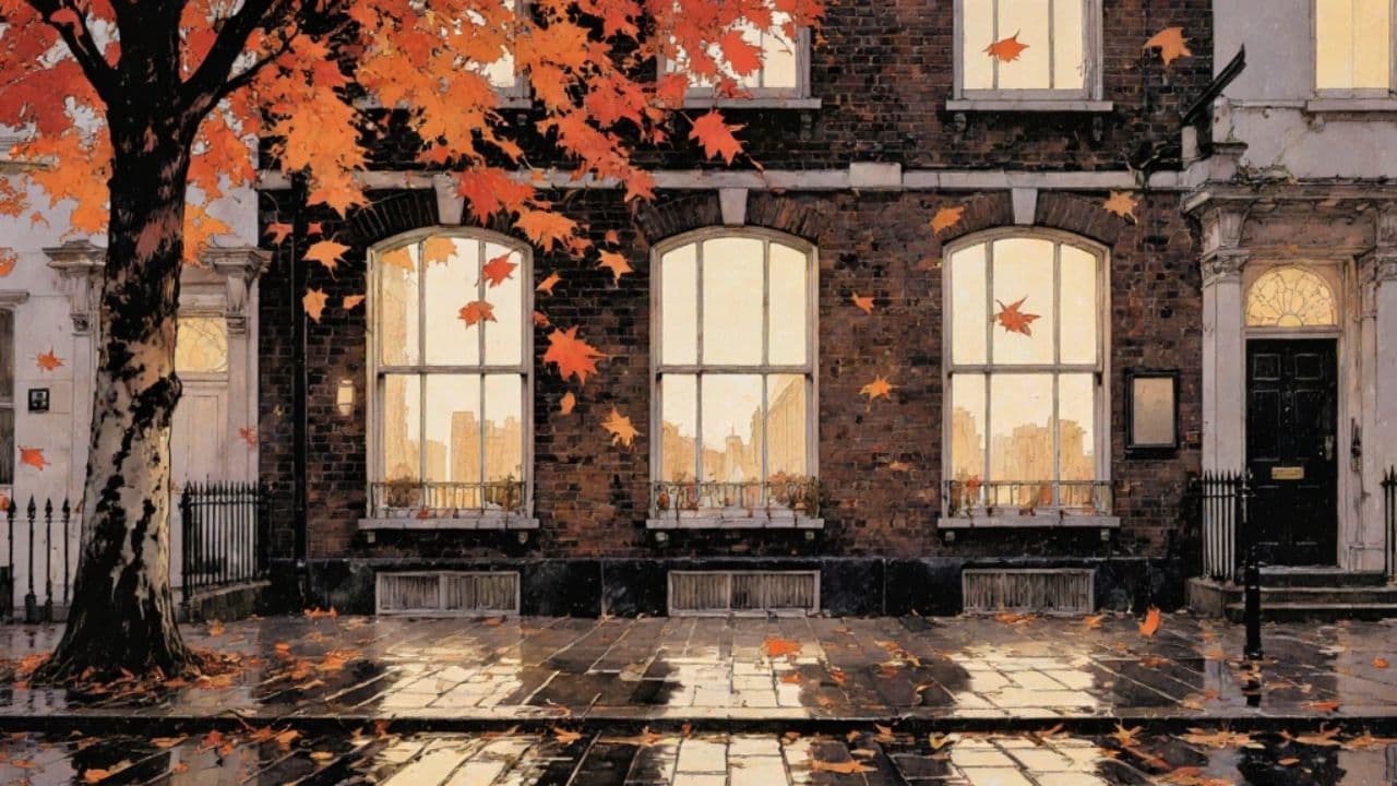 Vita serale in un edificio accogliente