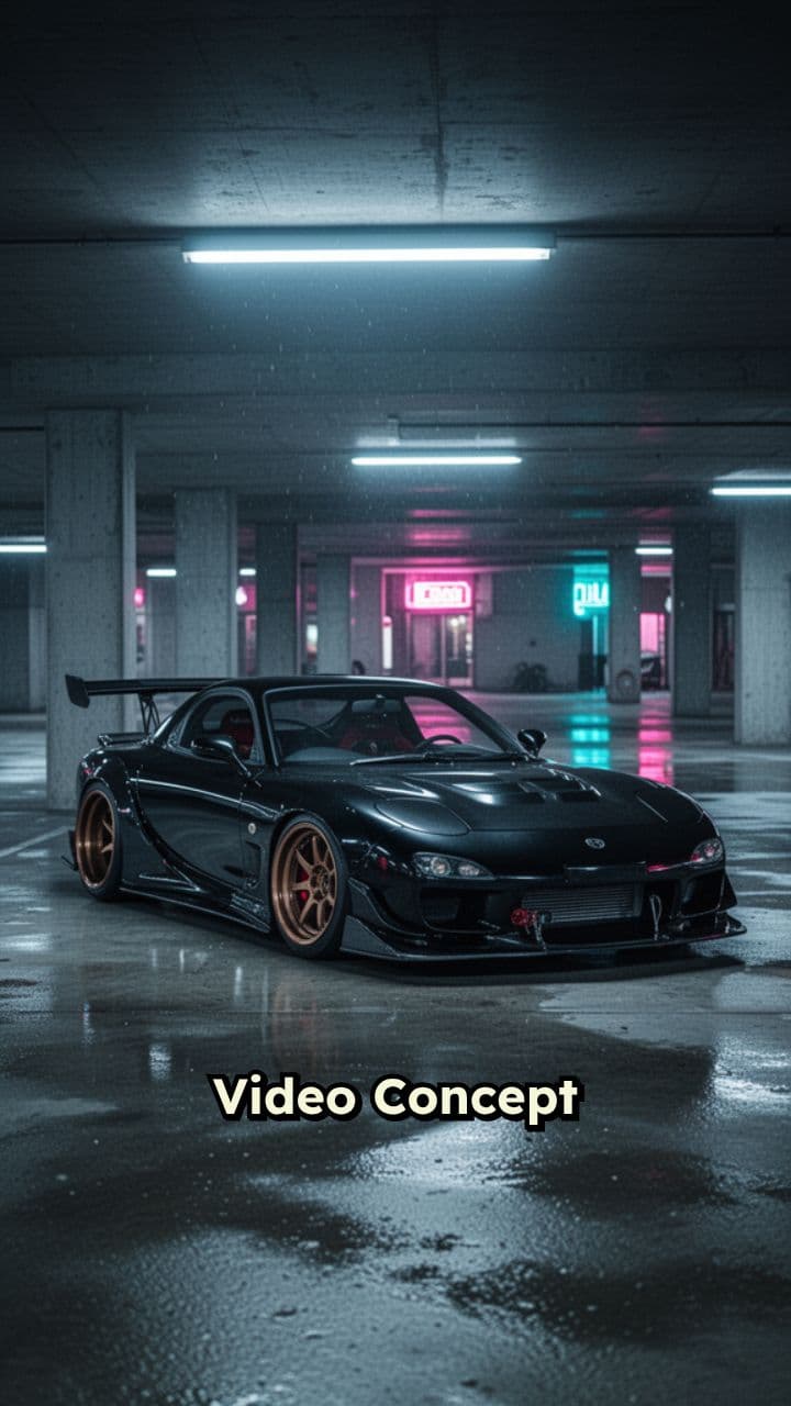 Night Drive Car Showcase