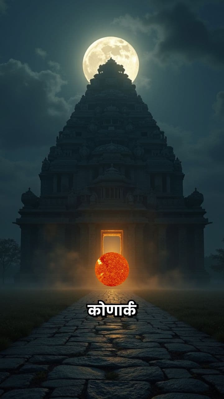 कोणार्क सूर्य मंदिर की रहस्यमय चमक