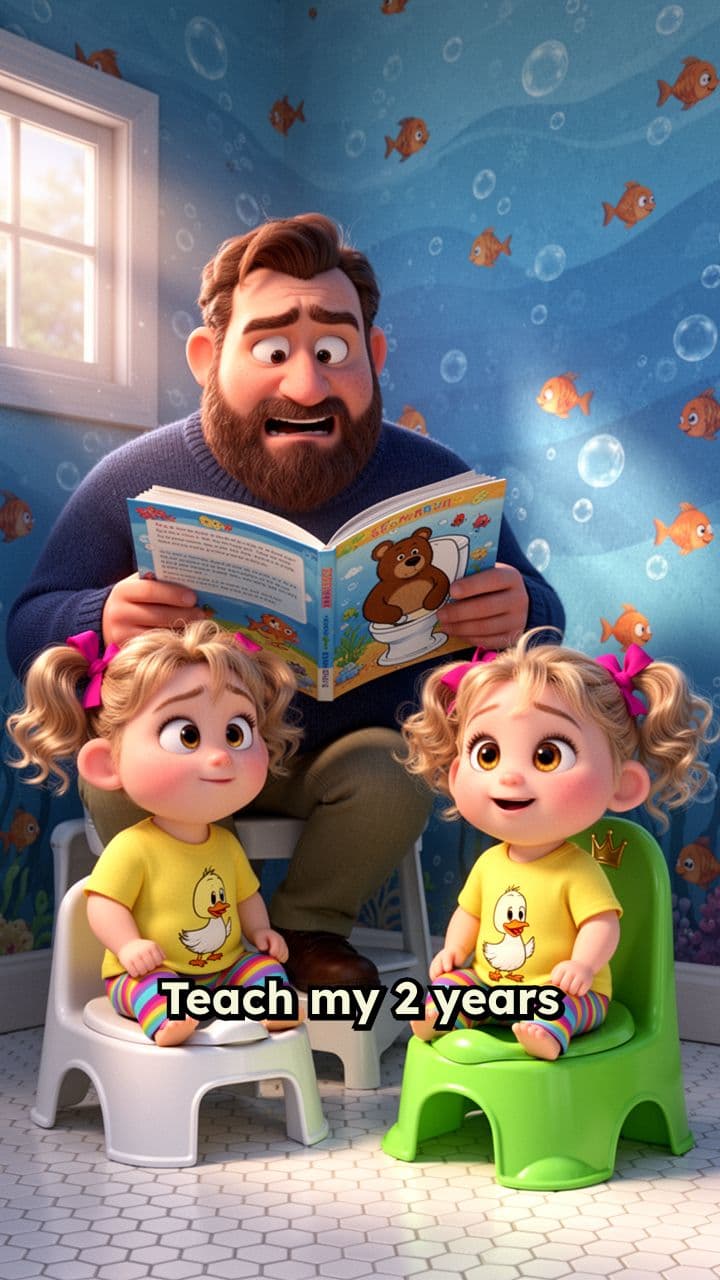 Funny Sticker Potty Training Chase Game