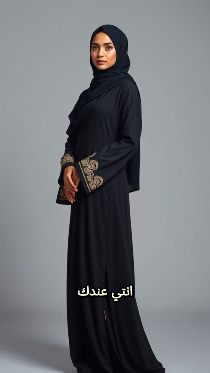 تحريك موديل العباية من صورة لفيديو