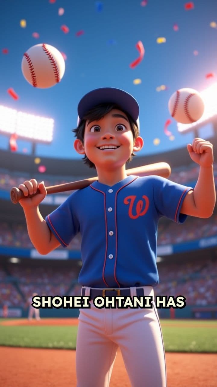 Ohtani Hits Three Homers in Game