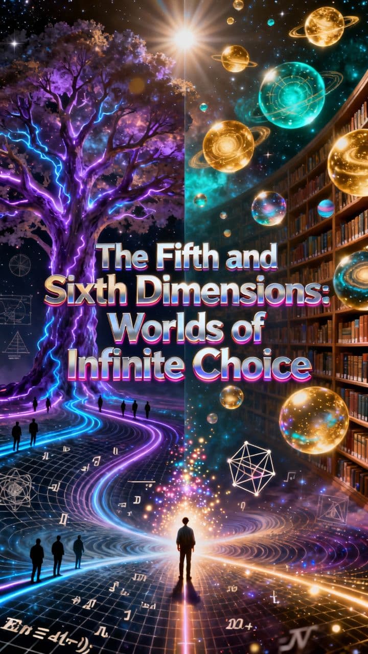 The Fifth and Sixth Dimensions: Worlds of Infinite Choice