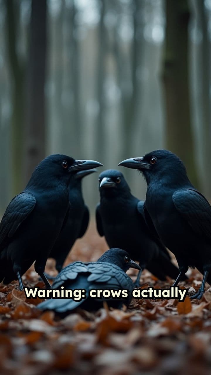 Crows Hold Funerals and Investigate Deaths
