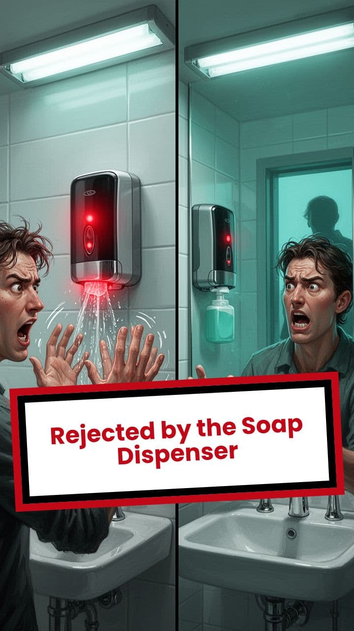 Rejected by the Soap Dispenser