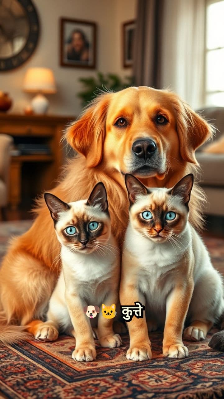 कुत्ता, बिल्ली और दोस्ती की कहानी