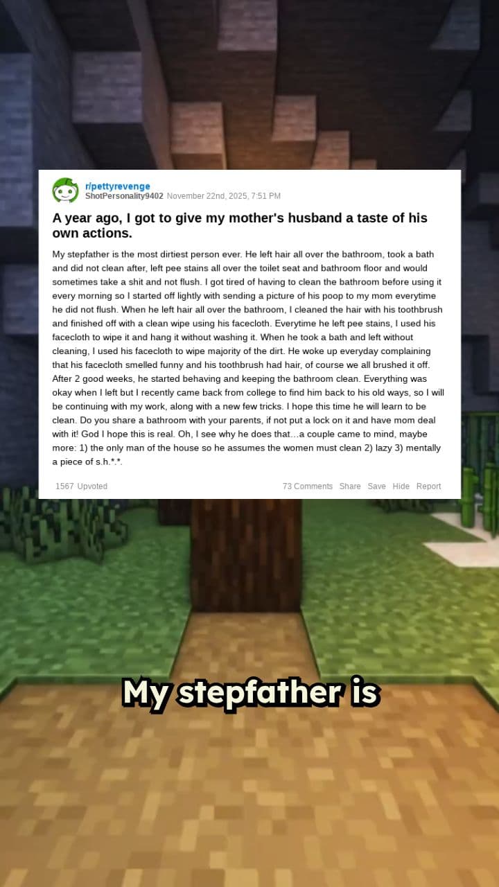 Bathroom Battles with My Stepfather