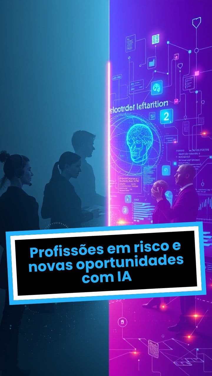 Profissões em risco e novas oportunidades com IA