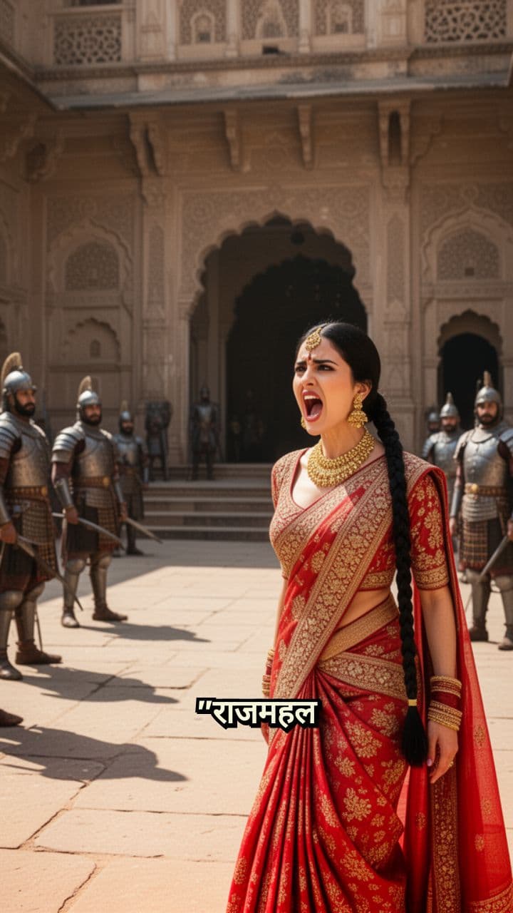 मोरनी बनी बड़ी रानी की कैद