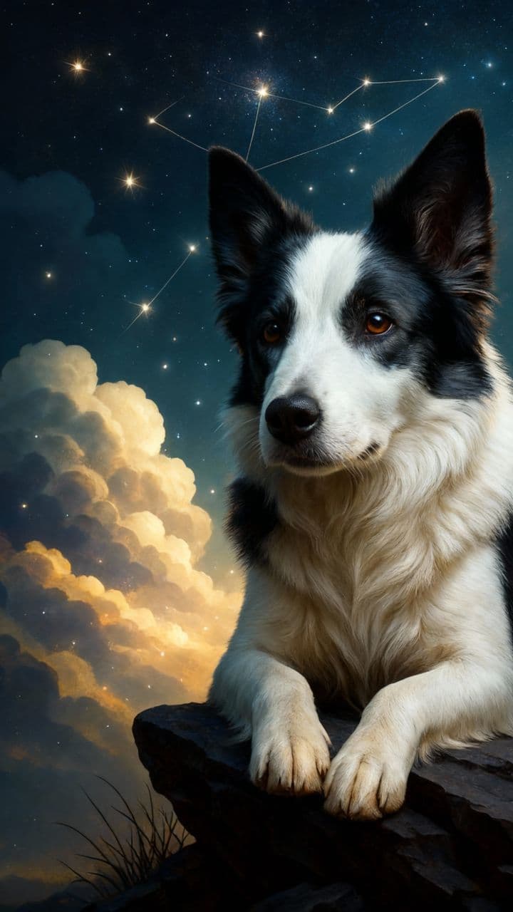 Border Collie's Cosmic Craft