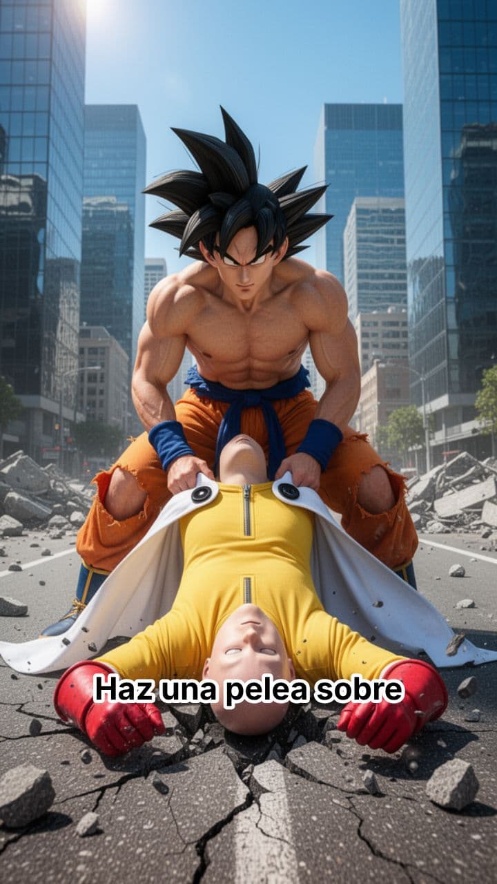 Goku vs Saitama: Batalla Épica