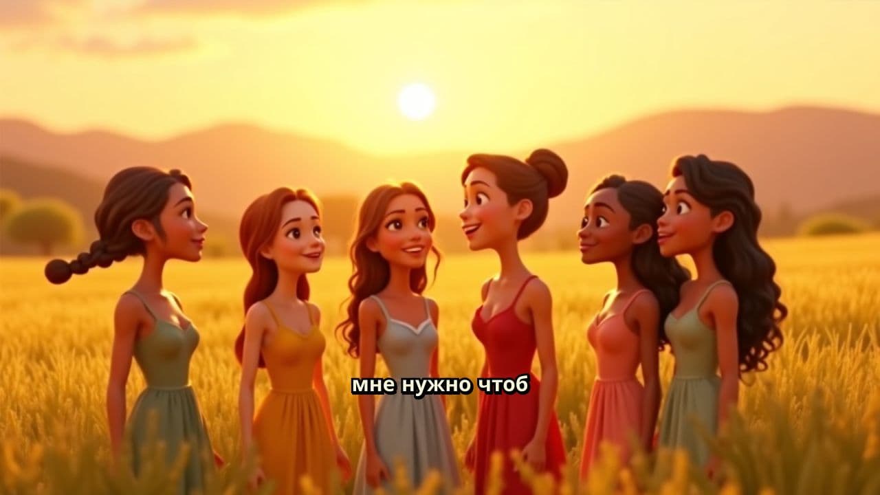 Женский хор вдалеке