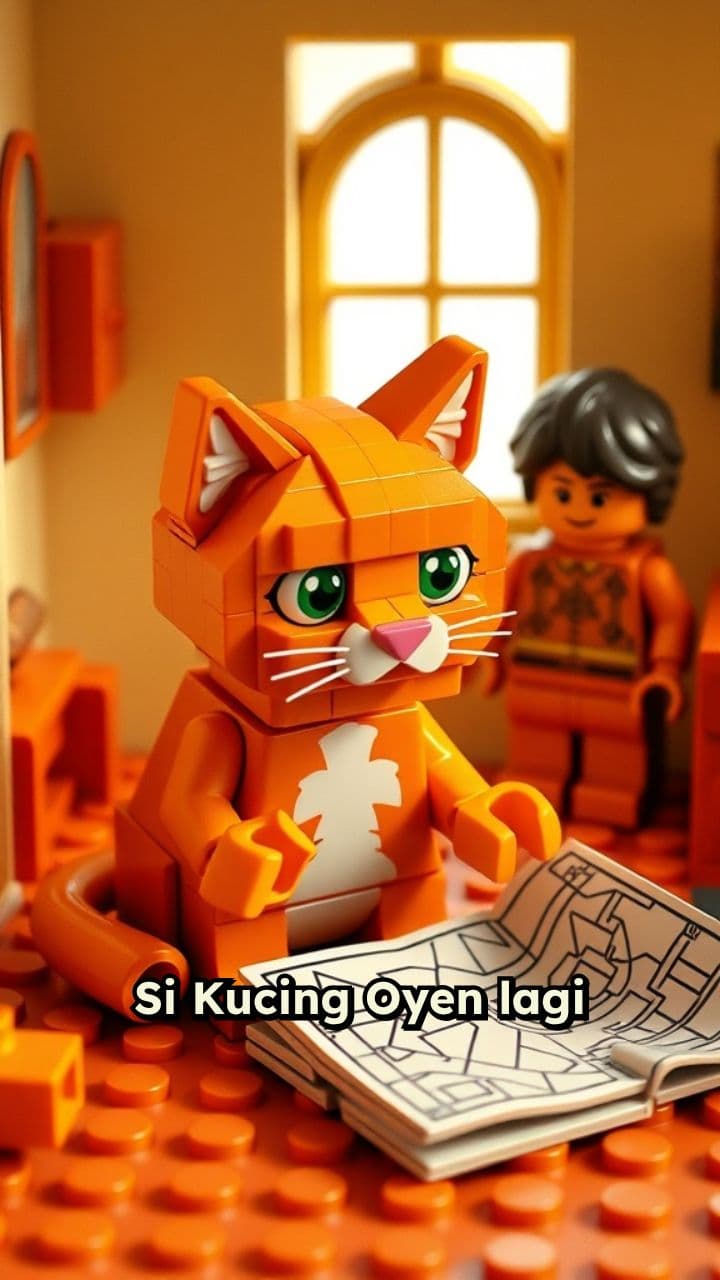 Petualangan Kucing Oyen dan Peta Harta Karun