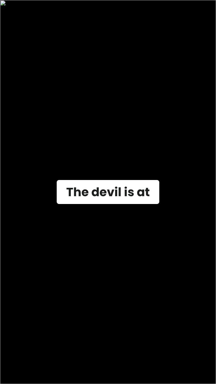 The Devil at My Door