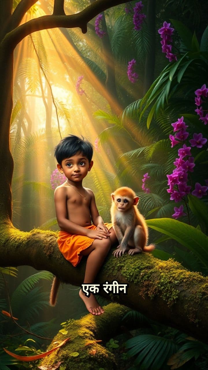 बंदर और लड़के की अनोखी दोस्ती