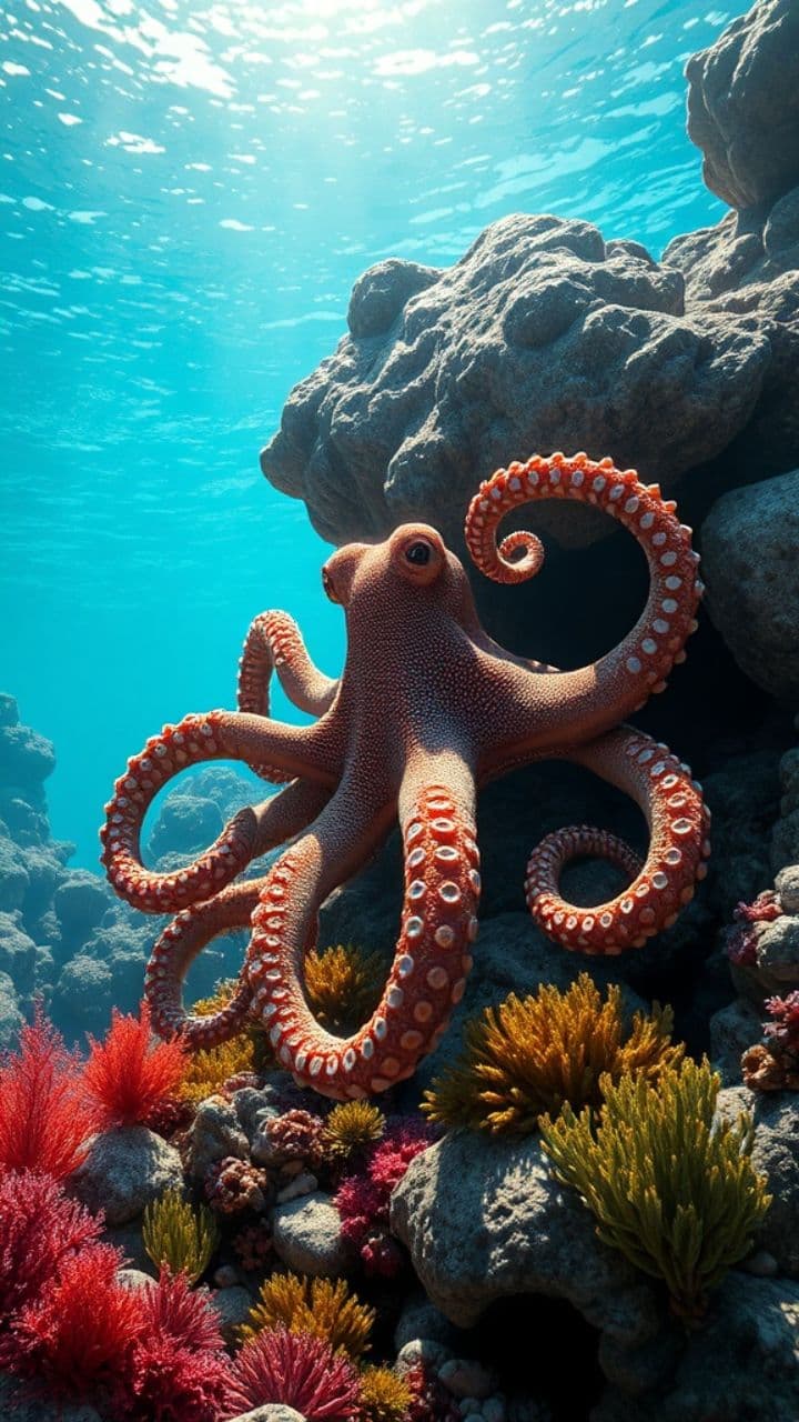 ऑक्टोपस का कैमोफ्लाज तकनीक