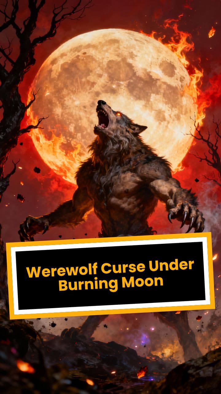 Werewolf Curse Under Burning Moon