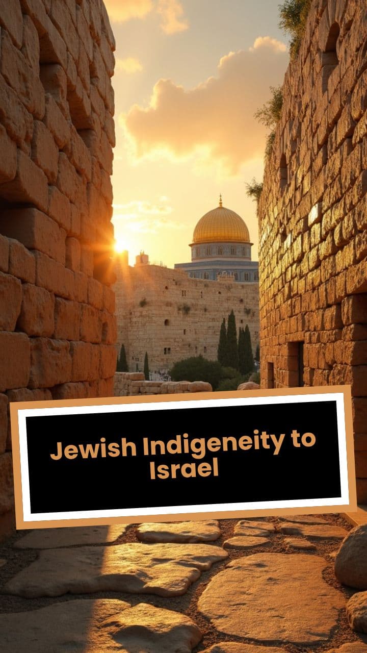 Jewish Indigeneity to Israel