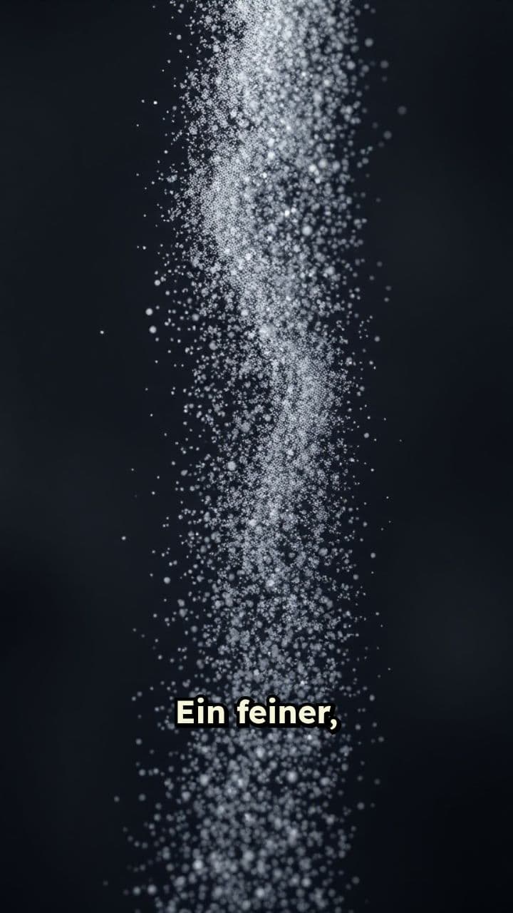 Das Geheimnis des fallenden Pulvers