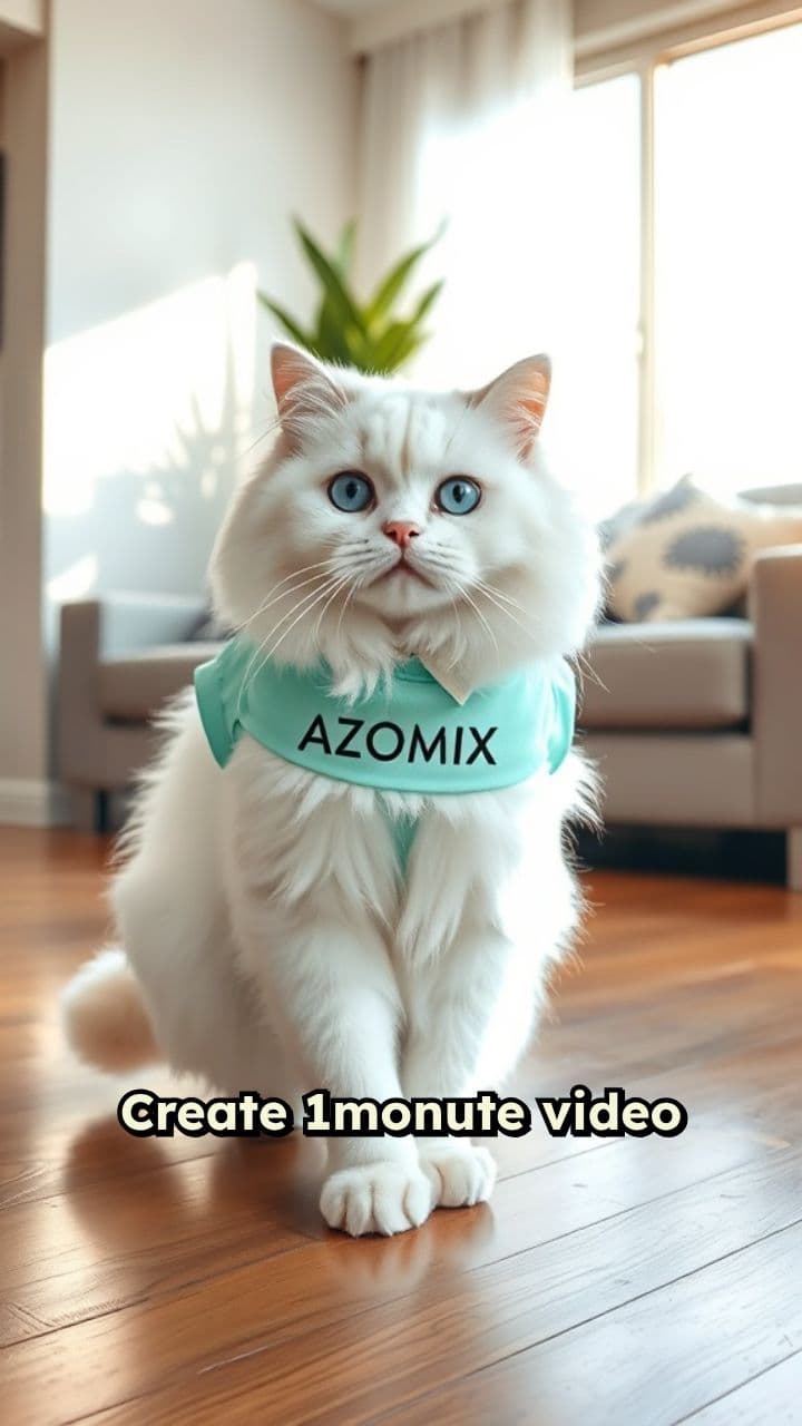 Dancing Ragdoll Cat in Mint T-Shirt