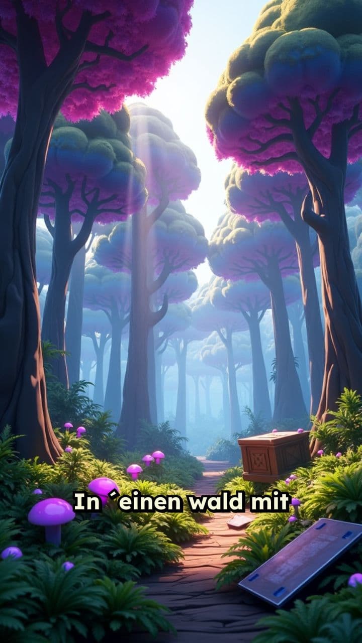 Fortnite-Abenteuer im Wald