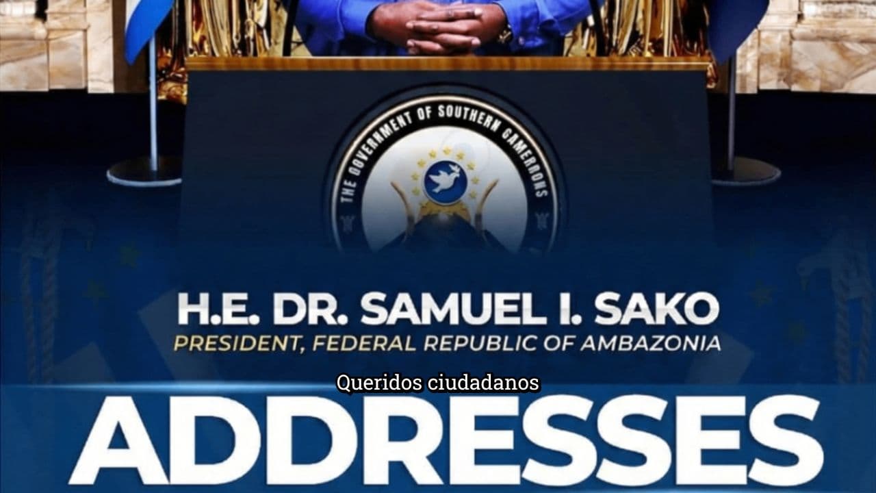 Mensaje de Año Nuevo 2026 Ambazonia