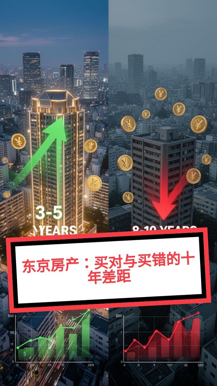 东京房产：买对与买错的十年差距