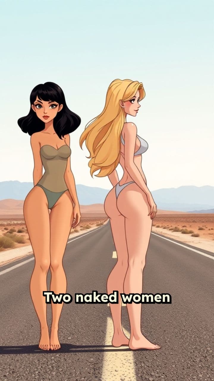 Naked Women on the Road