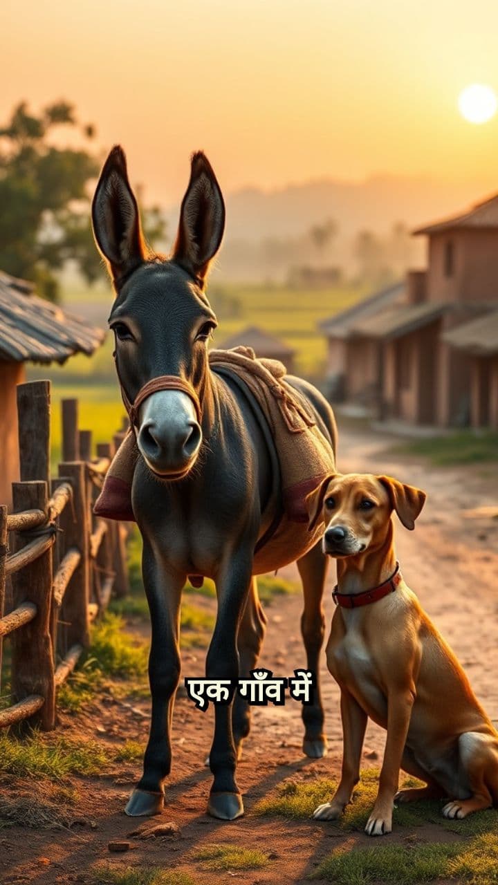 The Donkey and the Dog