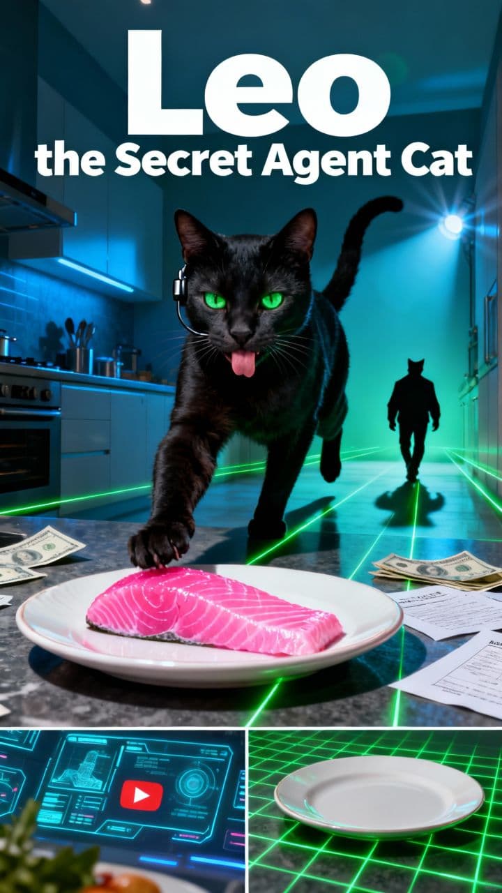 Leo the Secret Agent Cat