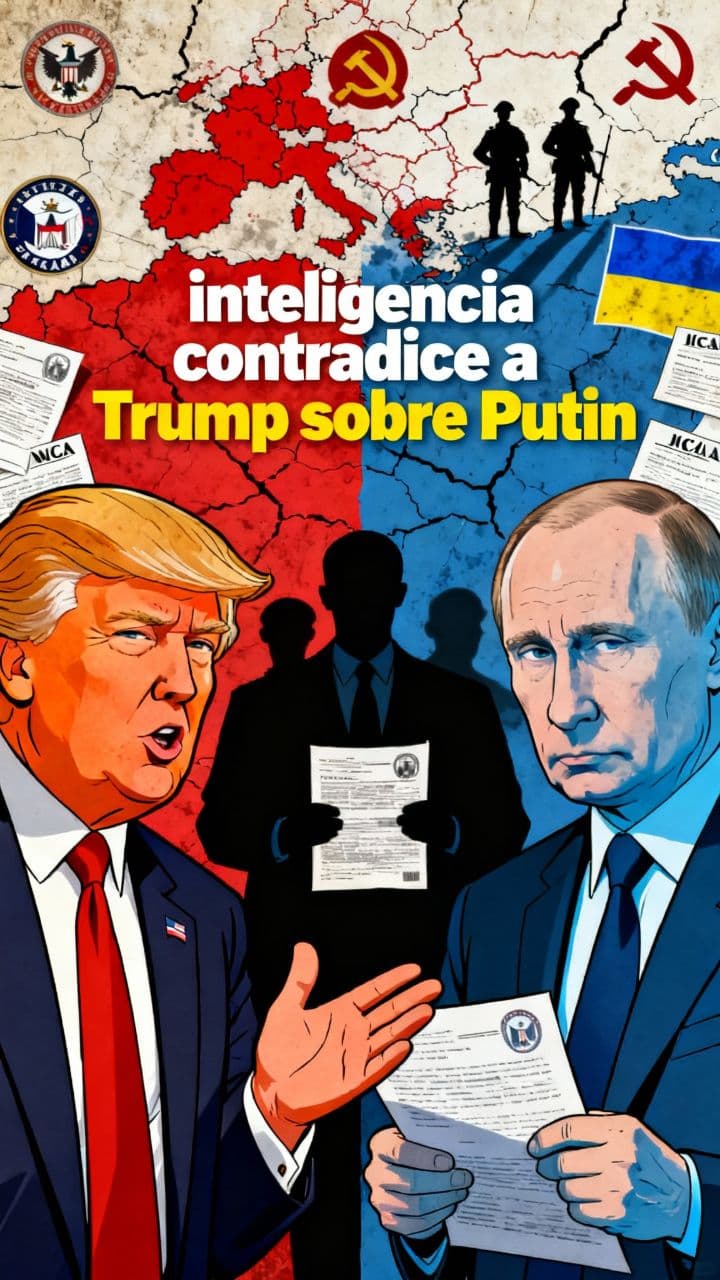 Inteligencia contradice a Trump sobre Putin