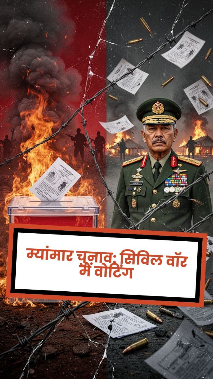 म्यांमार चुनाव: सिविल वॉर में वोटिंग