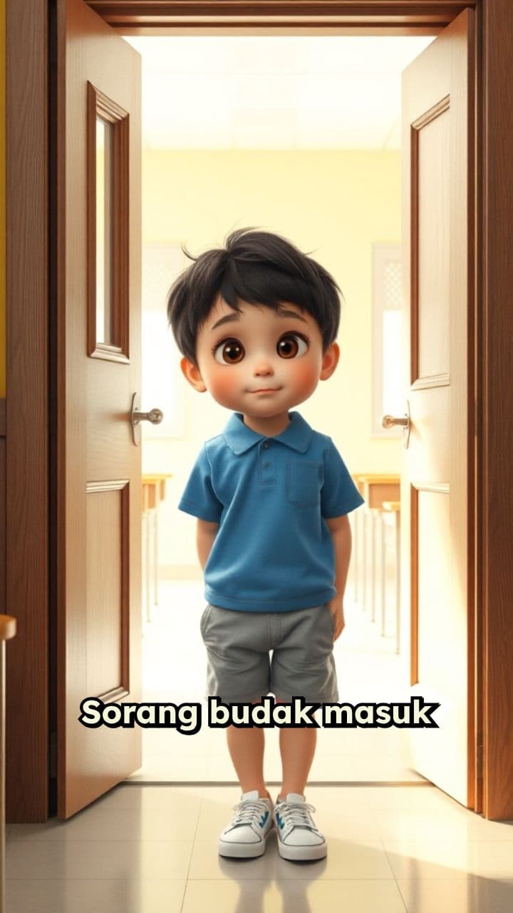 Kelas Kosong dan Pintu Tertutup