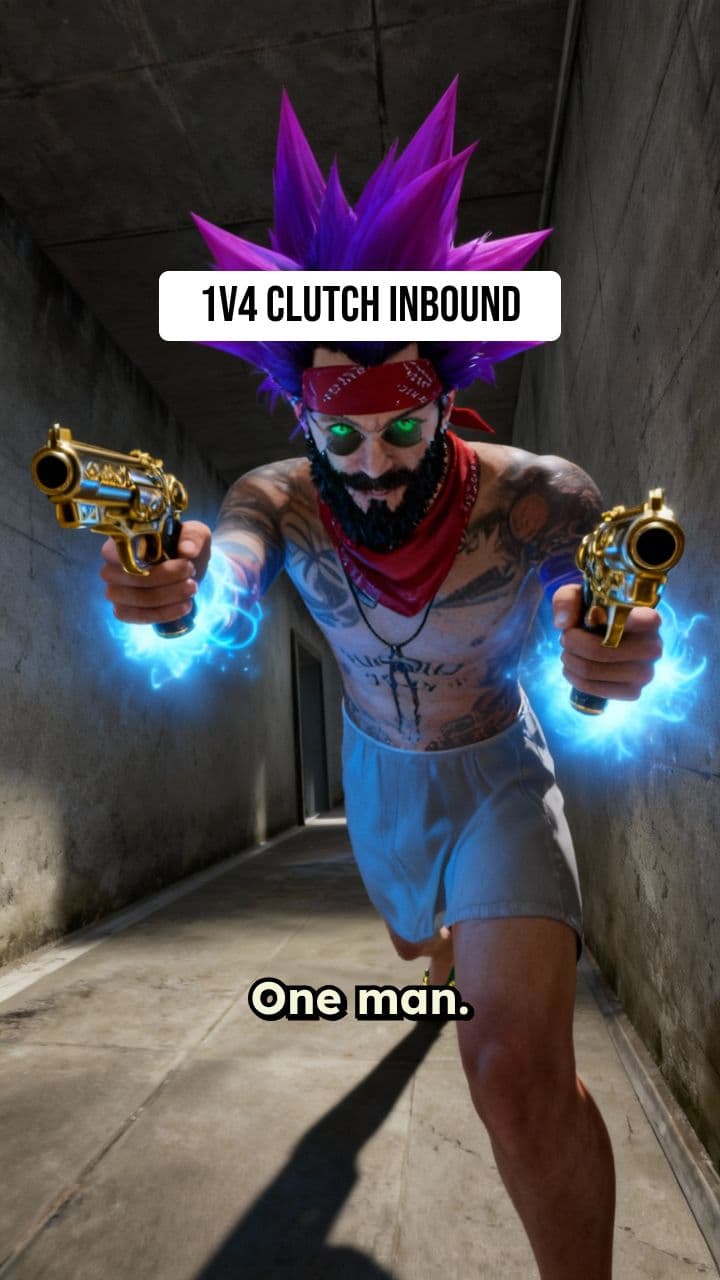 Free Fire 1v4 Desert Eagle Clutch