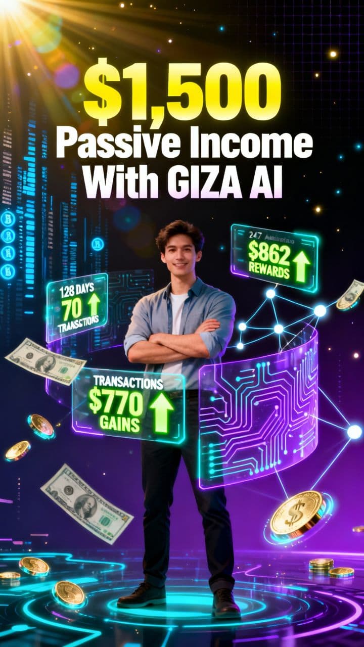 $1,500 Passive Income With GIZA AI