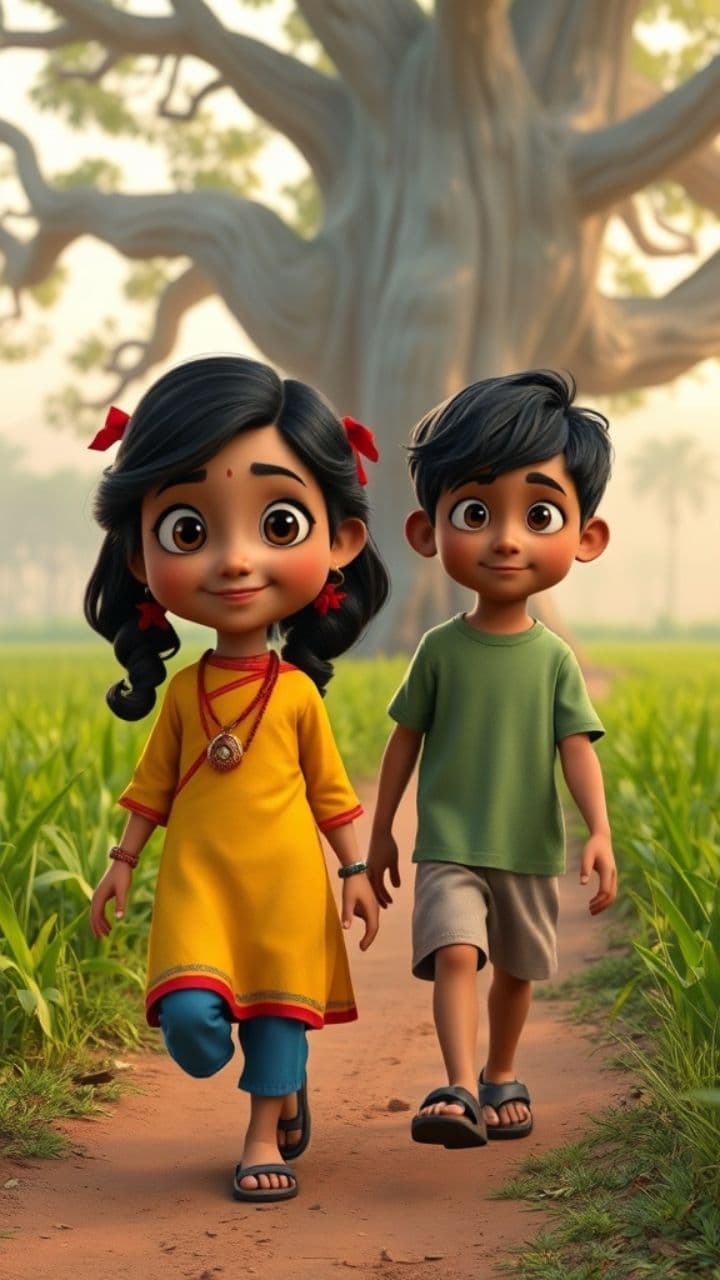 जादुई तालाब के रक्षक बच्चे