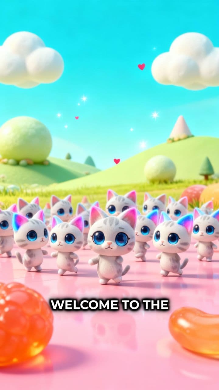 Neon Kitty Dance Party