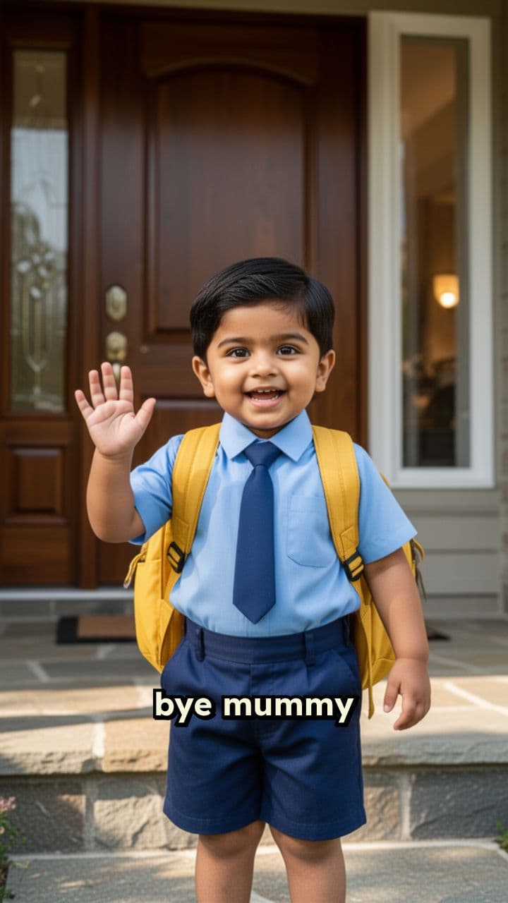 Aarav ki School ki Pehli Subah