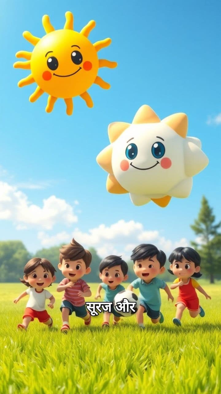 सूरज और बादल की दोस्ती