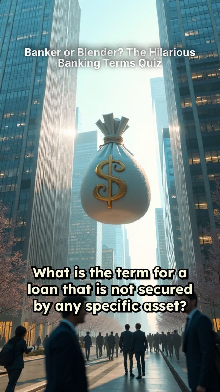 Banker or Blender? The Hilarious Banking Terms Quiz