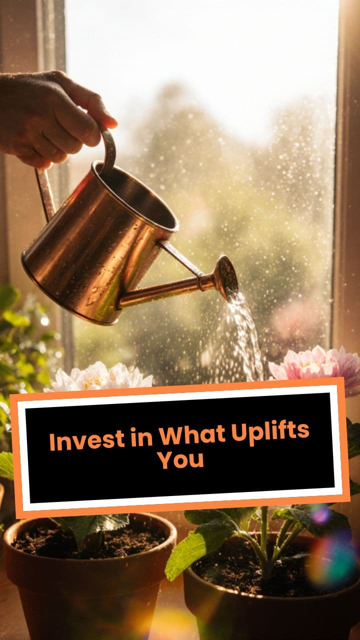 Invest in What Uplifts You