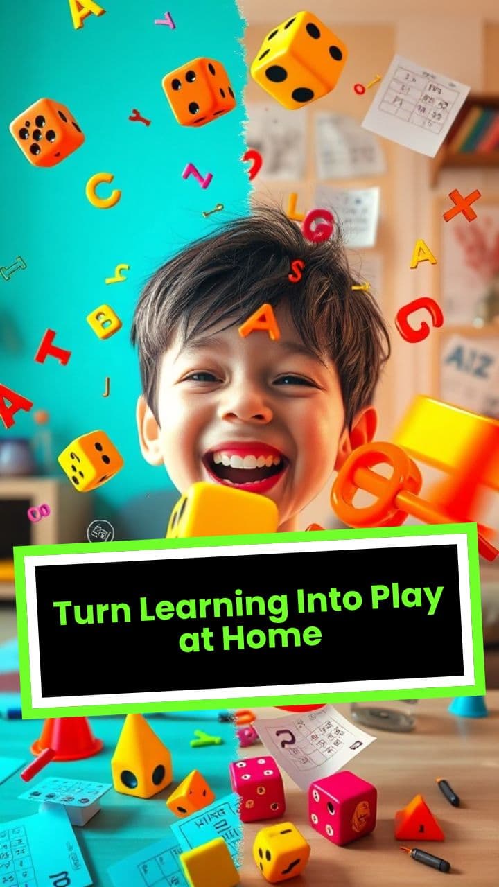 Turn Learning Into Play at Home