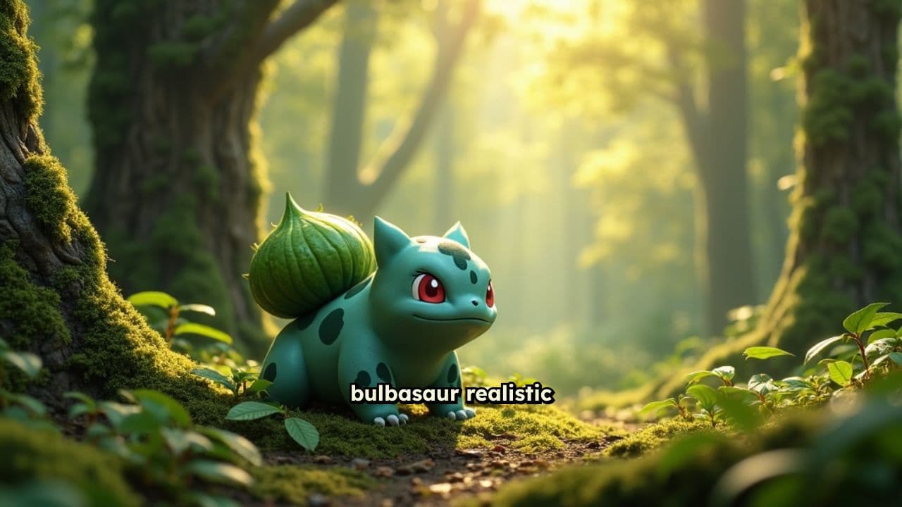 Bulbasaur in a Dense Forest
