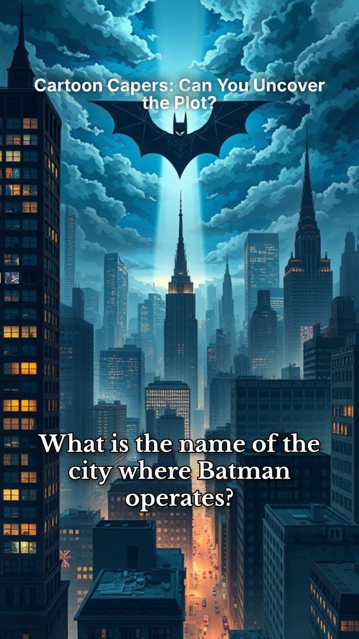 Cartoon Capers: Can You Uncover the Plot?