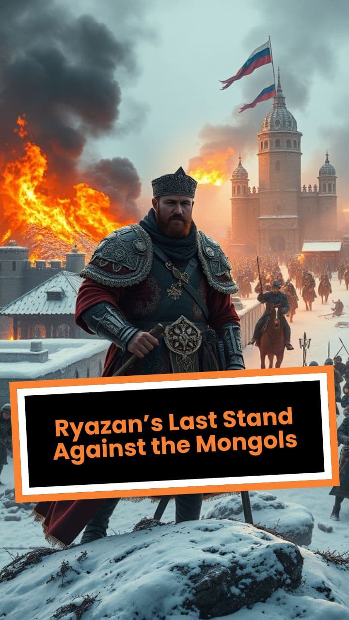 Ryazan’s Last Stand Against the Mongols