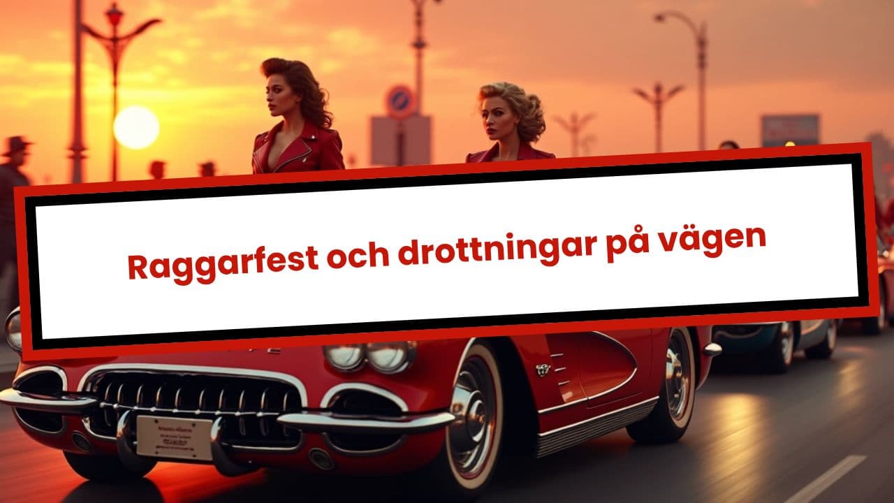Raggarfest och drottningar på vägen