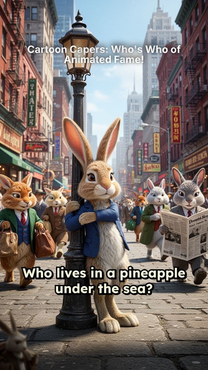 Cartoon Capers: Who's Who of Animated Fame!