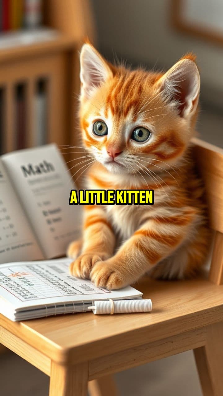 Kitten Needs Help with Math Problem
