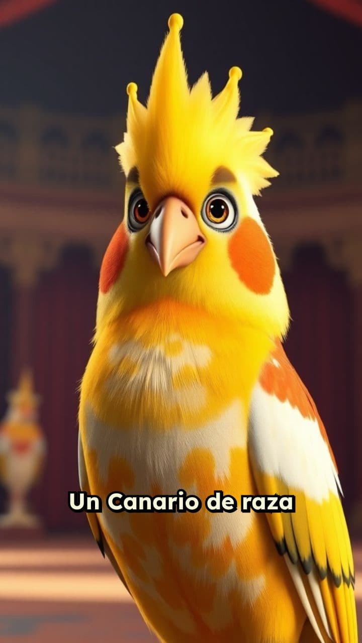 Canario Arlequín Portugués gana oro