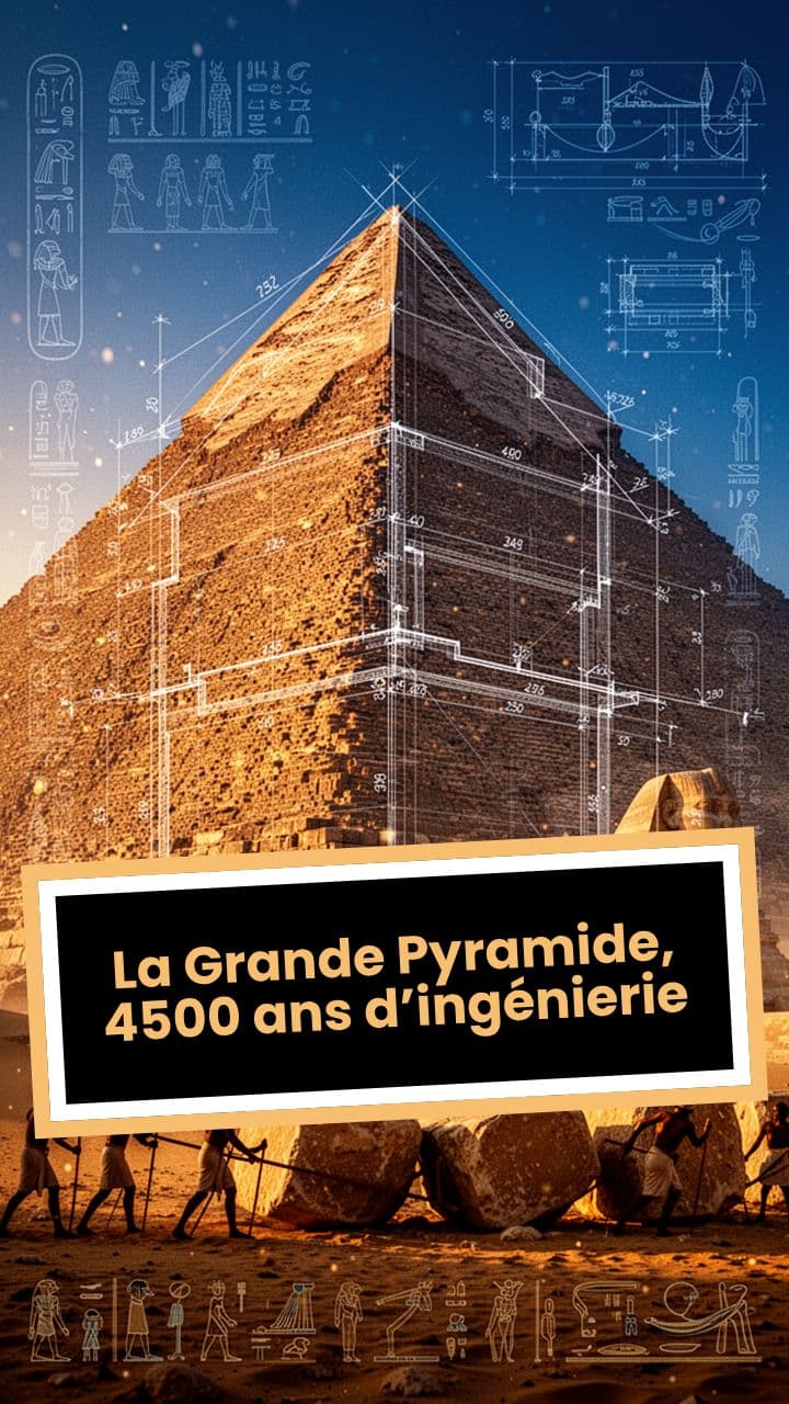 La Grande Pyramide, 4500 ans d’ingénierie